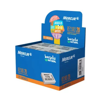 Borracha Escolar Mercur Branca Grande C20