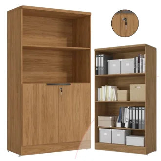 Armário Escritório 1/2 Portas 161X91x42 Madeira Kapp