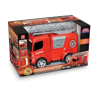 Caminhão Brinquedo 49Cm Bombeiro Truck