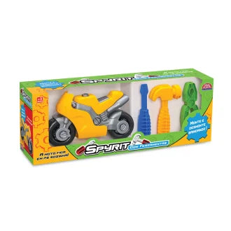 Moto Brinquedo Spyrit C/Ferramentas