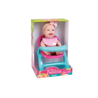 Boneca 23Cm Baby Babilina Papinha