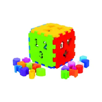 Cubo Didático 18 Formas Mercotoys