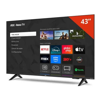 Smart Tv 43" Aoc Roku Tv S5135