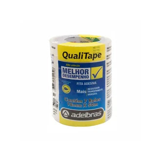 Fita Empacotamento Transparente 18X50 Adelbras C7
