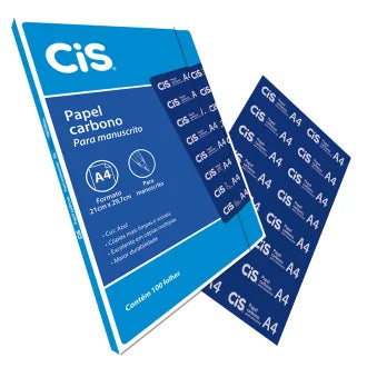 Papel Carbono Manuscrito Azul C100
