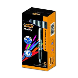 Marcador Cd/Dvd Bic Preto Ponta Fina