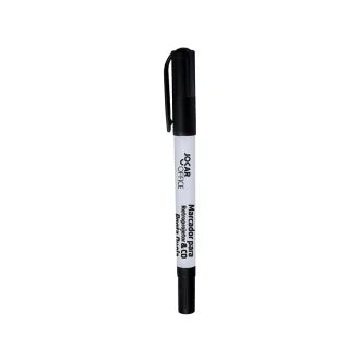 Marcador Pincel Cd Preto Ponta Dupla