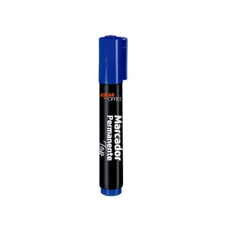 Marcador Pincel Permanente Azul