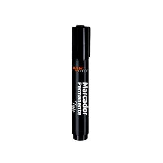 Marcador Pincel Permanente Preto