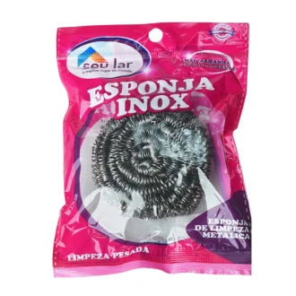 Esponja Limpeza Inox Pesada Seu Lar