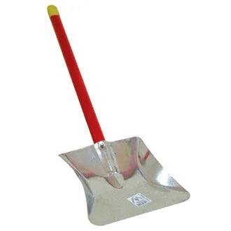Pá Lixo Galvanizada Cabo Longo 60Cm Triângulo