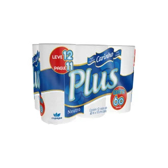 Papel Higiênico 60M Folha Simples Carinho 4X12