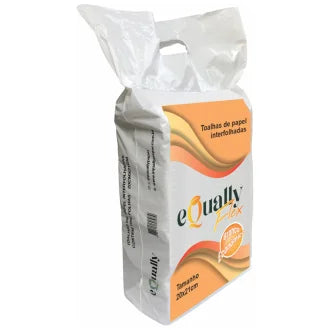 Papel Toalha Interfolhado Branco 20X21cm C800 Equally