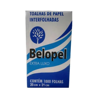 Papel Toalha Interfolhado Extra Branco 20X21cm Belopel