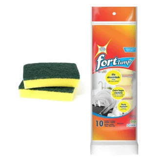 Esponja Dupla Face Multiuso Fortlimp C10
