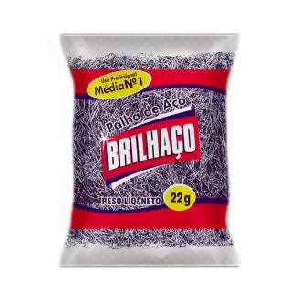 Palha Aço 1 Brilhaço 10Pcx20unx22g