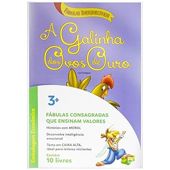 Livro Fábulas Inesquecíveis C/10 UND