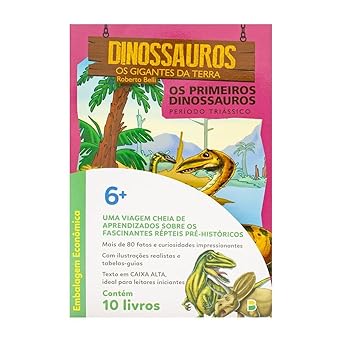 Livro  Dinossauros. Os gigantes da Terra - Kit c/10 Und.