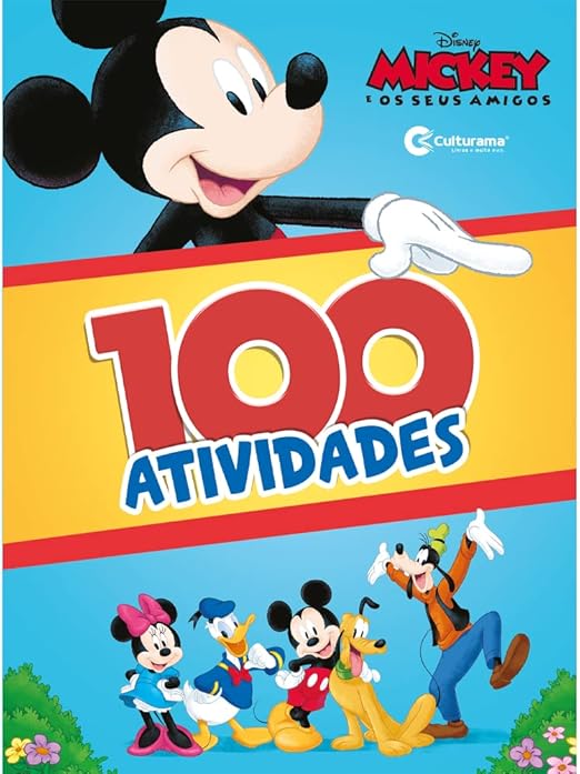 Livro 100 Atividades Mickey e seus amigos