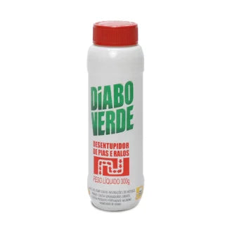 Desentupidor Pia Granulado Diabo Verde