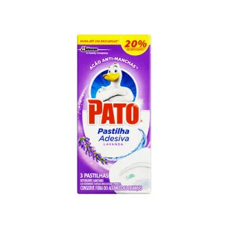 Pastilha Sanitária Adesivo Detergente Lavanda Pato C8