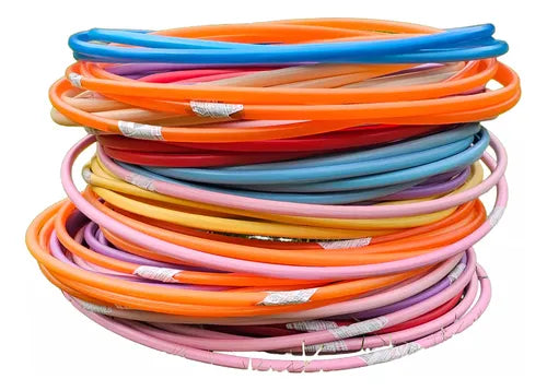 kit 40 Bambolês Arco 50cm Brinquedo Reforçado