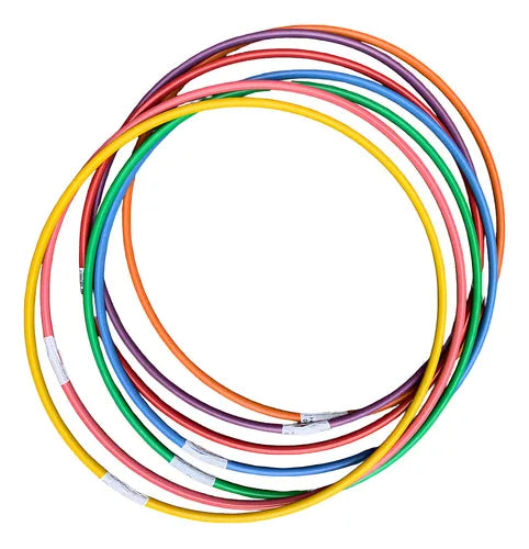 20 Bambolês Infantil Arco 65 Cm Colorido