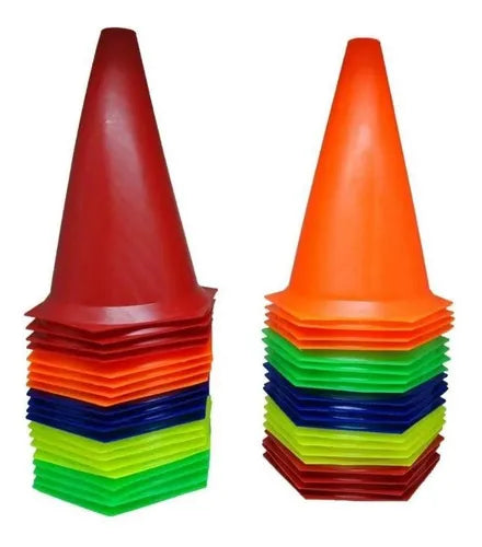 Cones 20cm Flexível Circuito Funcional Treinamento