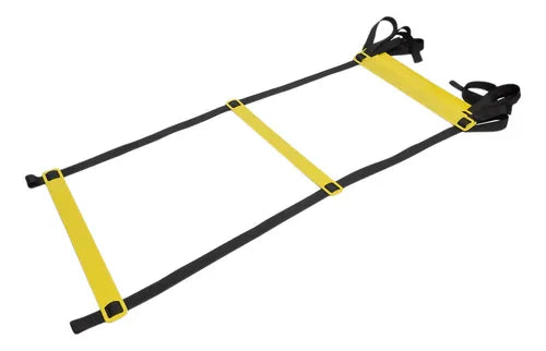 Escada De Agilidade 10 Degraus 4,5 Metros P/treino Funcional Cor Amarelo